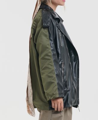 بارانی ترکیبی زنانه