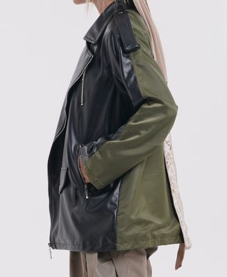 بارانی ترکیبی زنانه