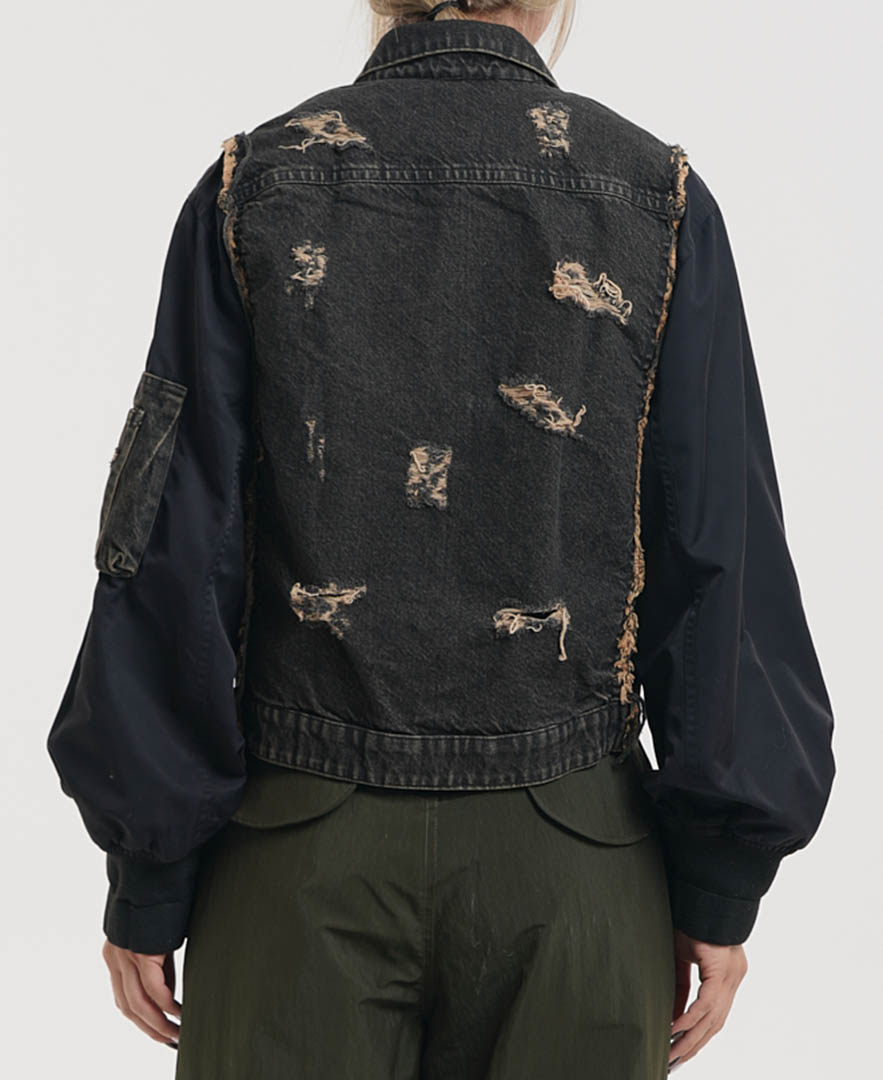 ژاکت ترکیبی زنانه