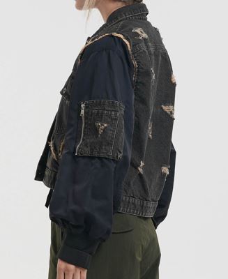 ژاکت ترکیبی زنانه