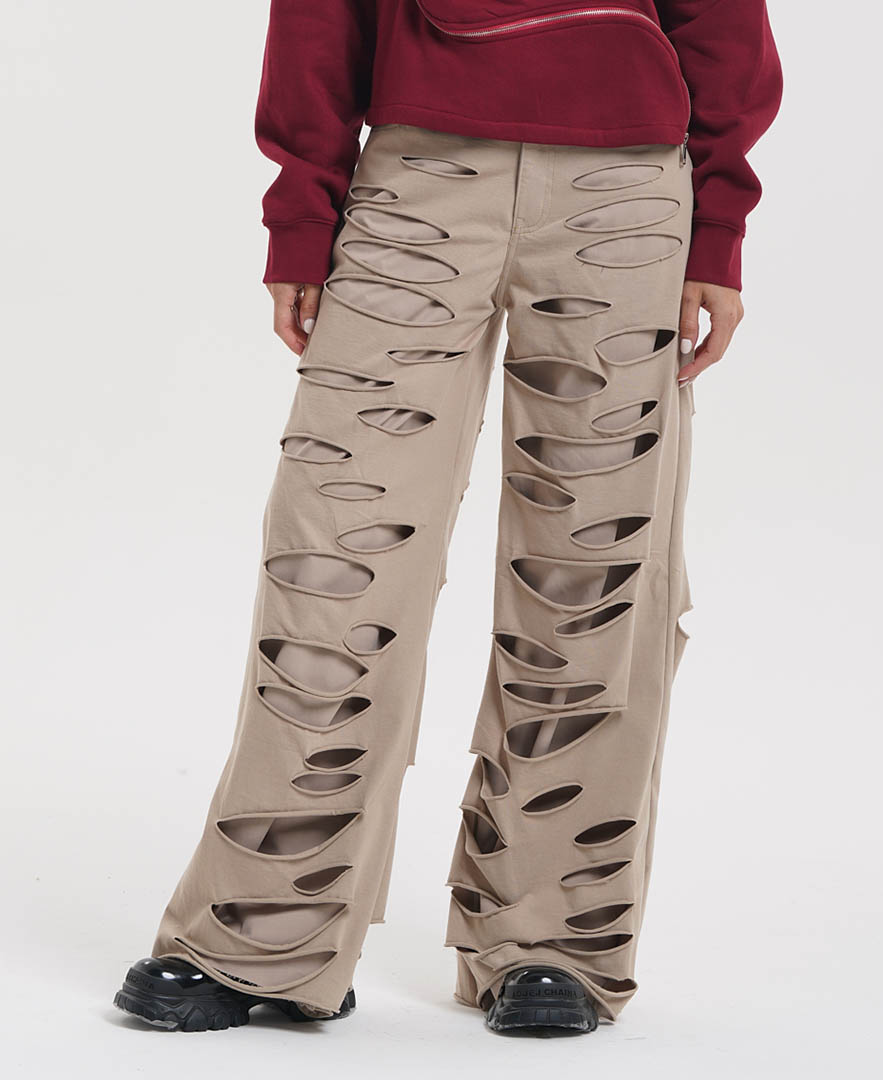 شلوار زاپ دار زنانه