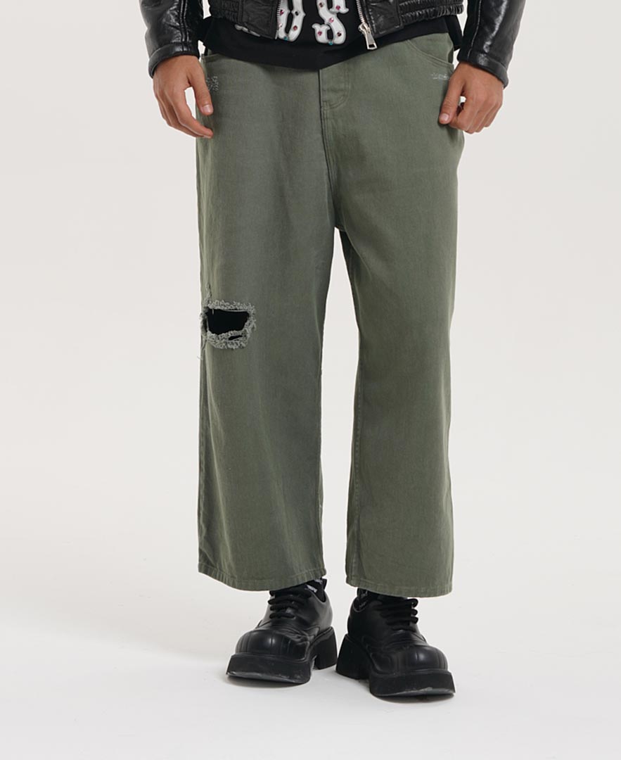 شلوار نیم بگ مردانه