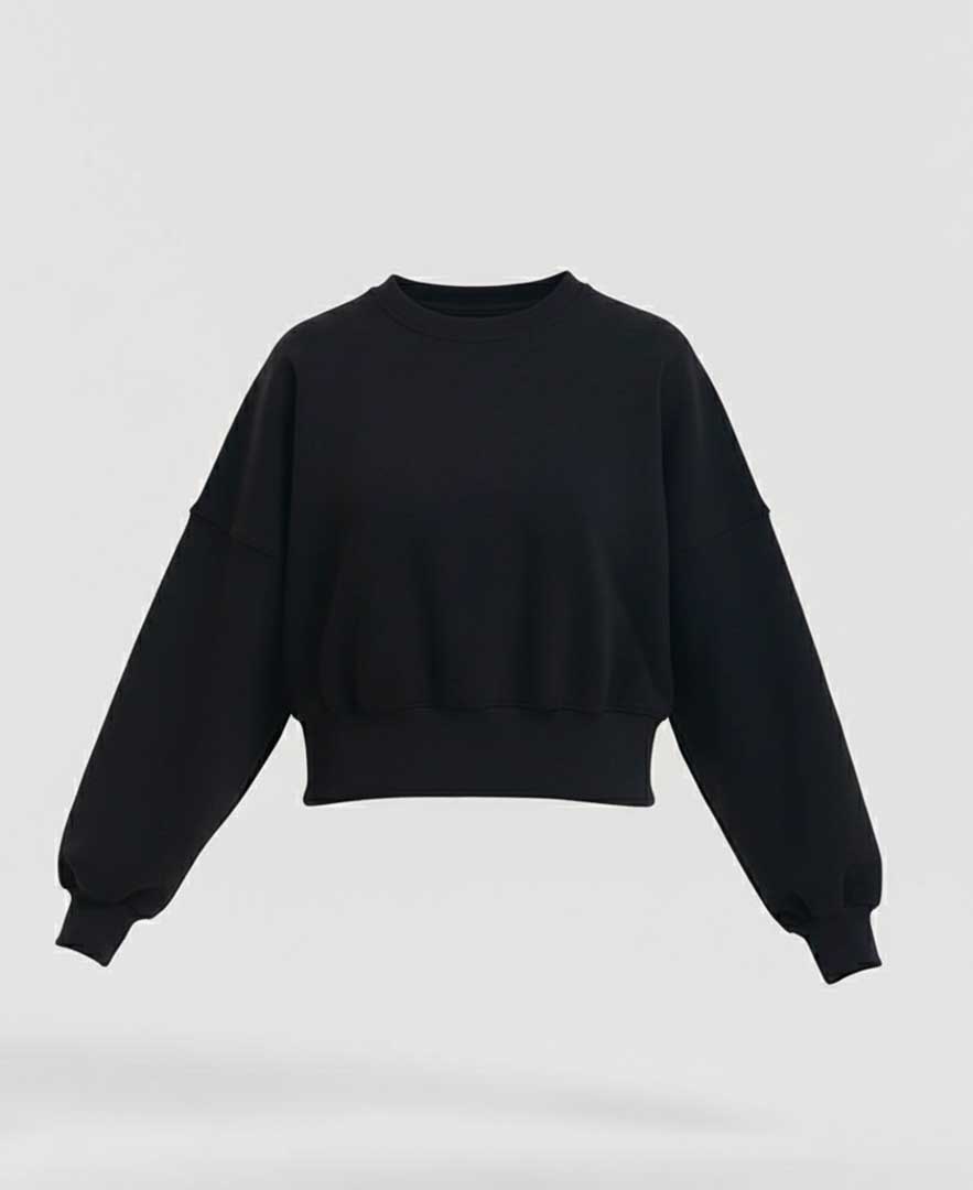 سوییشرت کراپ زنانه