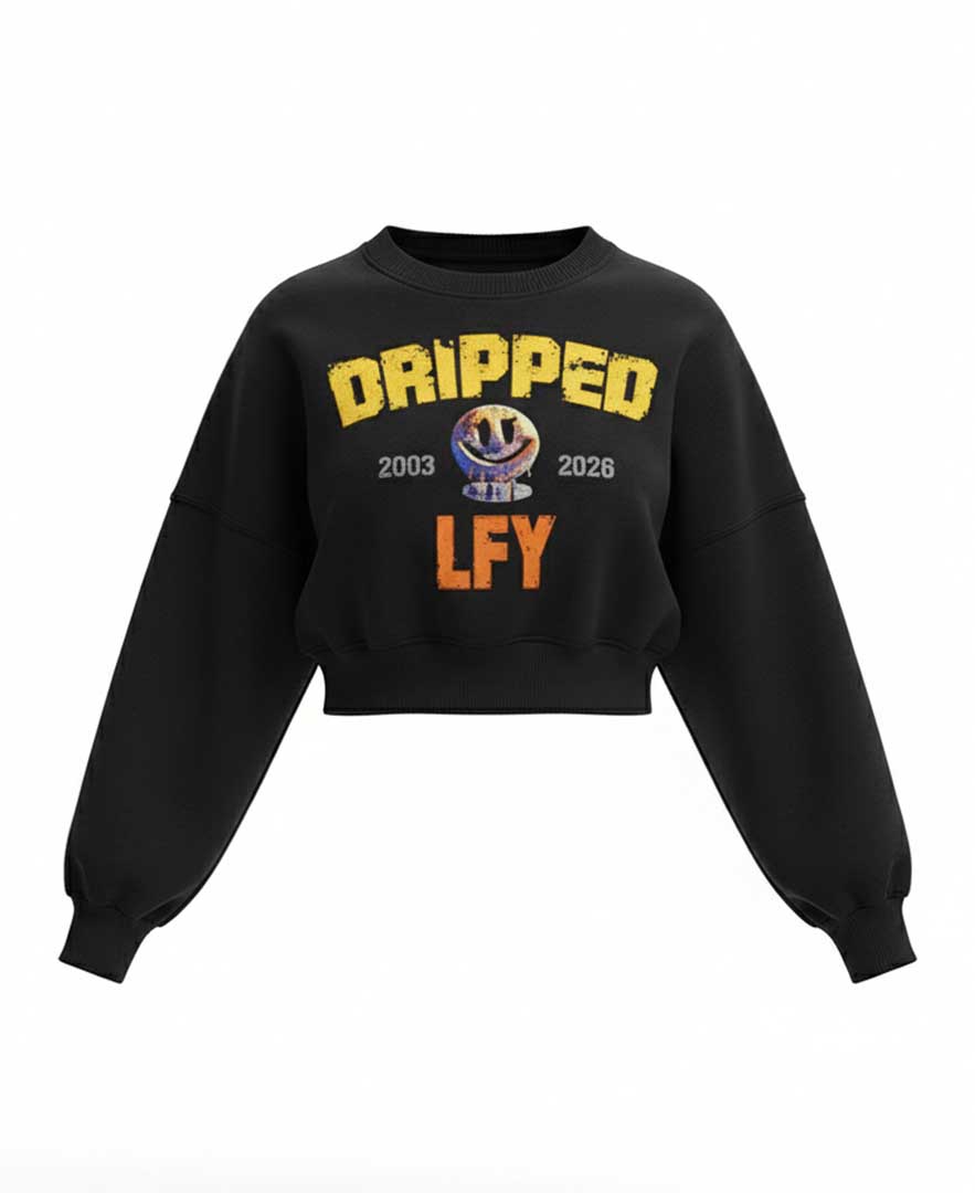 سوییشرت کراپ زنانه